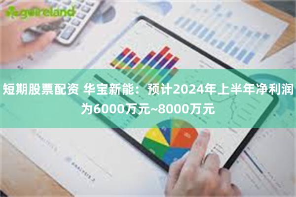 短期股票配资 华宝新能：预计2024年上半年净利润为6000万元~8000万元